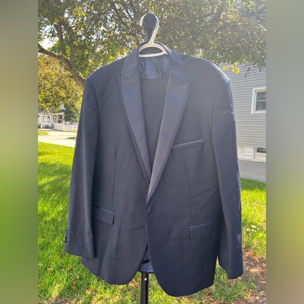Men’s Navy Formal Tuxedo Suit Set – Complete 2-Piece